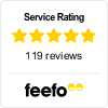 Harrison Brook has a 5 star independent service rating on Feefo